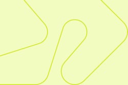 Gult bilde med abstrakt form