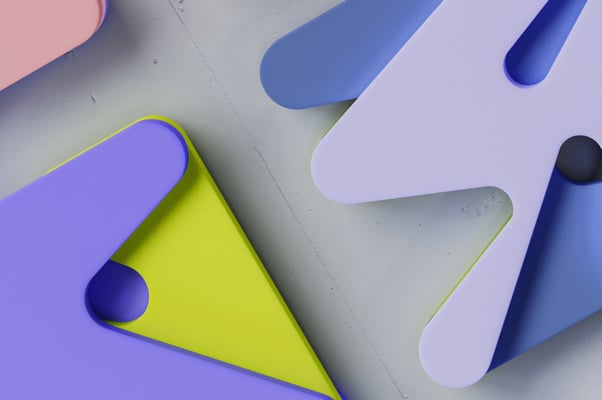 Former som ligger oppå hverandre