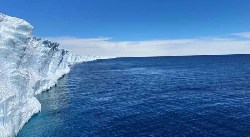 fronten på Fimbulisen, Antarktis