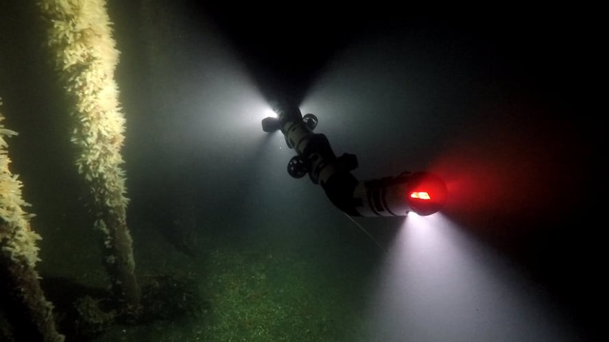 Undervannsdrone Eelume i aksjon